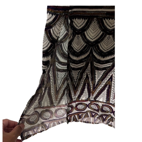 H&M Maxi viscose weave pattern with drawstring tassels and slit - Picture 5 of 7